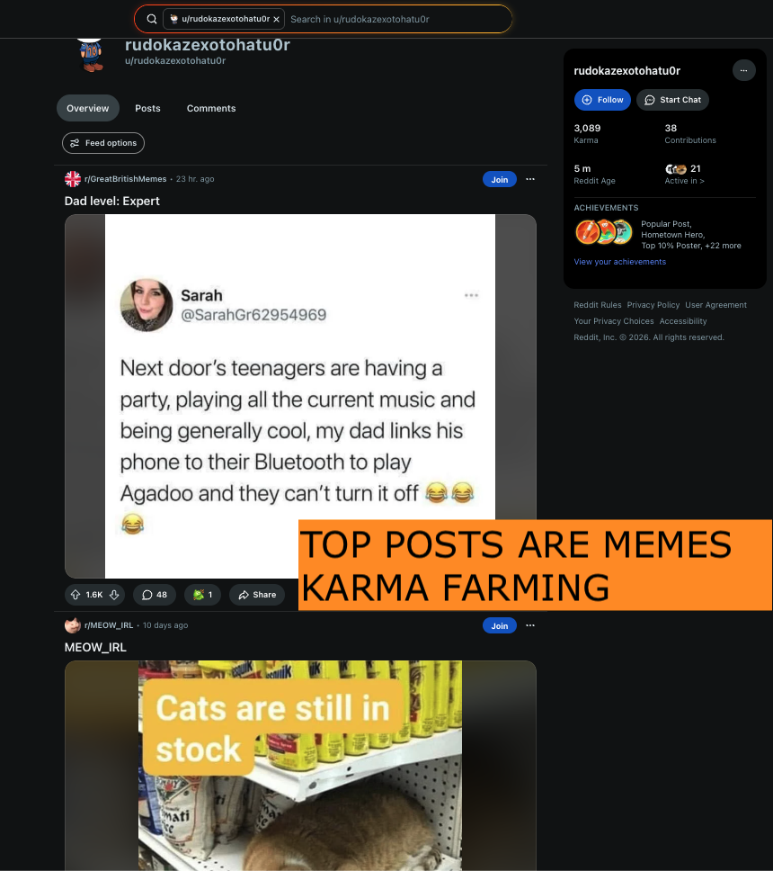 Agentic Astroturfing Hits Reddit, UI Bakery Campaign Discovered